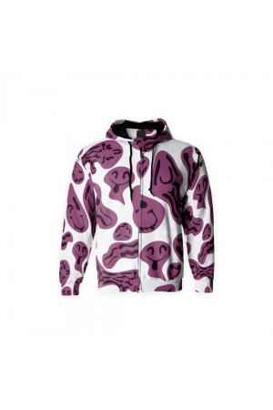 bluza rozpinana smiley pink - bluza