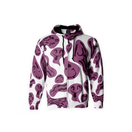 Zapytaj — bluza rozpinana smiley pink