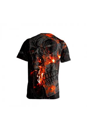 koszulka hot skull - koszulka