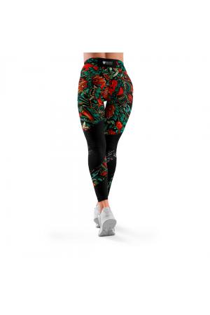 legginsy długie jap scratches - legginsy