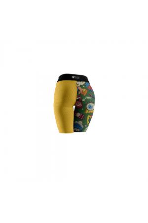 legginsy do kolana pop art - legginsy