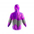 bluza rozpinana wavy violet