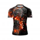 rashguard hot skull